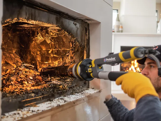Professional chimney cleaning by Barberton Chimney Sweep in Barberton, OH