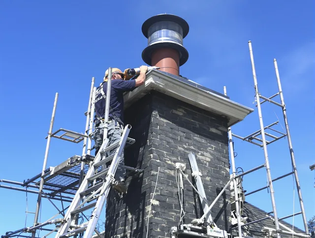 Sturdy chimney crown finished by Barberton Chimney Sweep in Barberton, OH