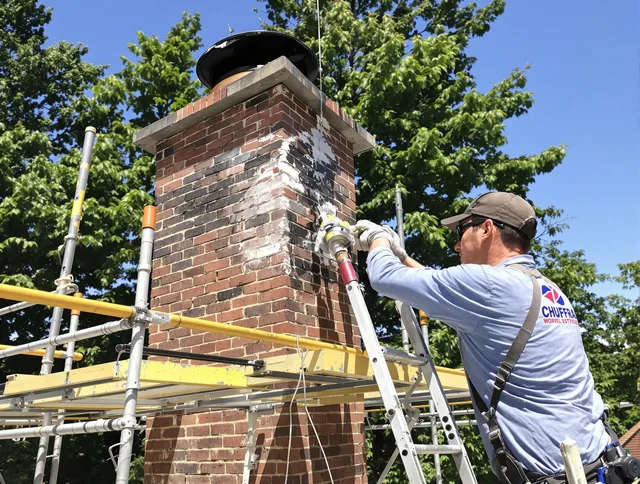 Structural chimney repair by Barberton Chimney Sweep in Barberton, OH