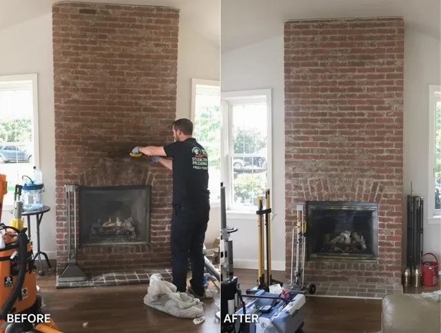 Finished chimney sweeping service by Barberton Chimney Sweep in Barberton, OH