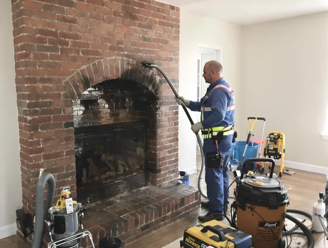 Barberton Chimney Sweep expert performing detailed chimney sweep in Barberton, OH