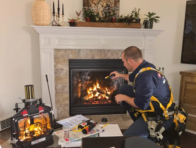 Safety-focused fireplace inspection by Barberton Chimney Sweep in Barberton, OH