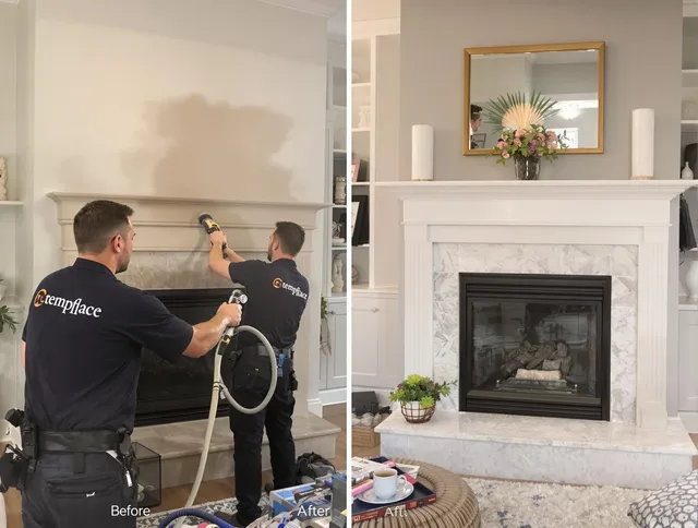 Professional soot removal by Barberton Chimney Sweep team in Barberton, OH